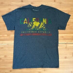 California Republic Graphic Tee - Navy Blue